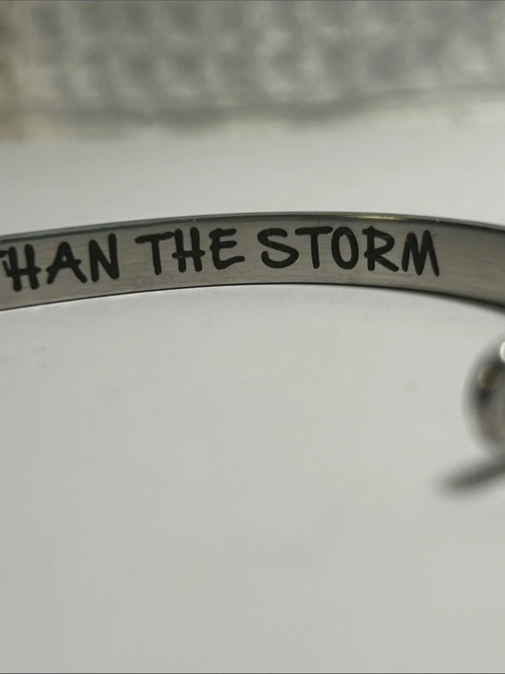 Celestial Unisex Cuff w/Inspirational Saying